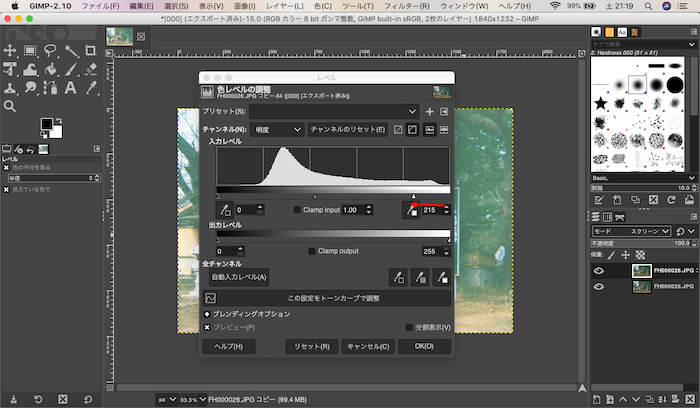 【GIMP 使い方】GIMPでソフトフォーカス調の写真にする方法