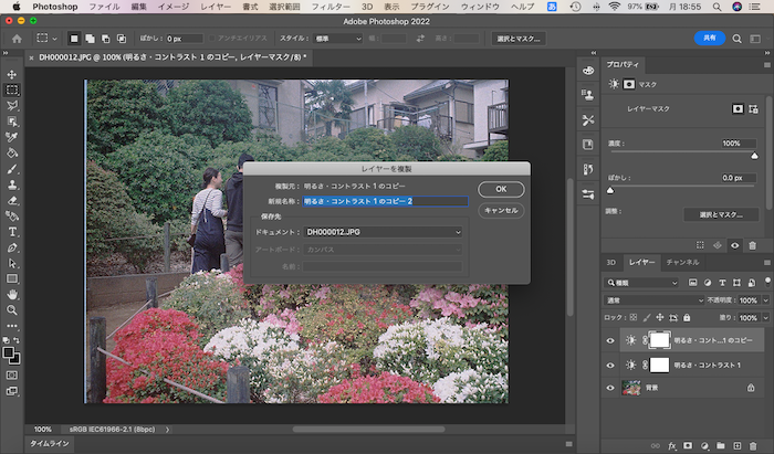 【Adobe Photoshop 使い方】ライトトーンの写真を作る方法