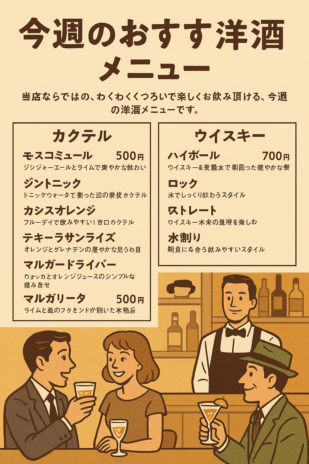 動画生成AIのSoraで居酒屋さんのメニューを作ってみた(3)